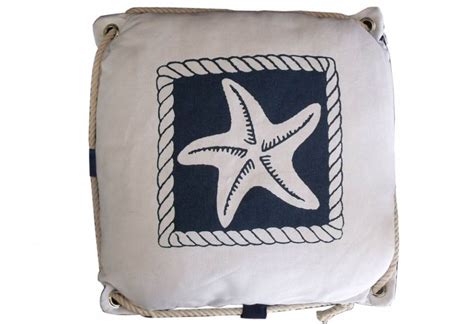 But toss pillows i figure i can't have enough of. White Starfish Decorative Nautical Pillow with Rope