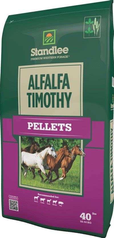 Standlee Premium Timothy And Alfalfa Pellets 40lb