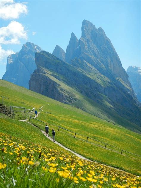 Christina in gröden aus dem dorf und den umliegenden wiesen und wäldern, die sich von der geislergruppe im norden bis zum langkofel im süden ausdehnen. Seceda | Luoghi da visitare