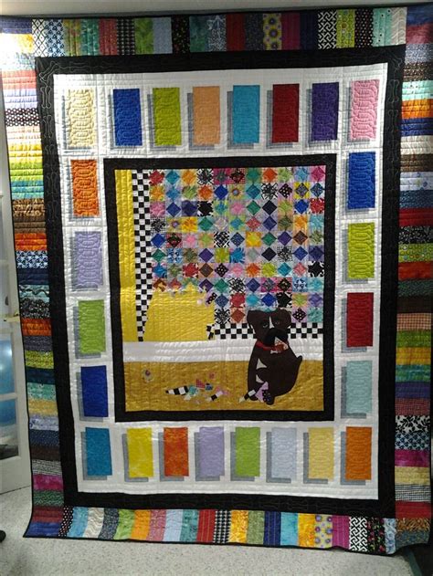 After all, they are creative, independent, a little on the quiet side and tend to avoid crowds. Quilt for a Boxer Dog lover (With images) | Dog quilts ...