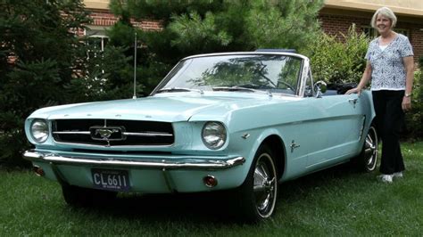 The mustang was a intermediate sized car offered in two body styles. First Mustang ever sold to be on display in Michigan as ...