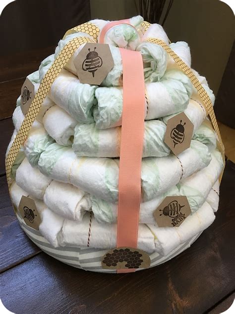 Diaper Skep For A Bee Or Beehive Themed Shower Tutorial Bee Baby
