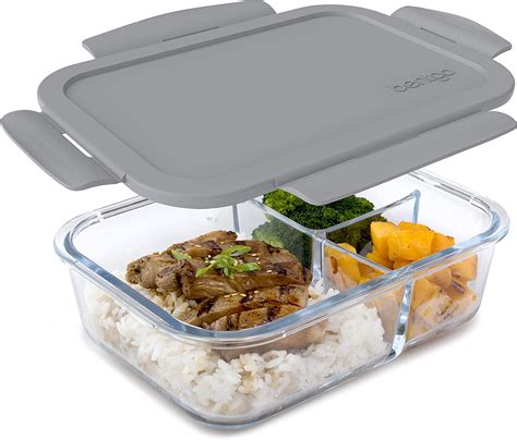 Bentgo® Glass Lunch Box Leak Proof Bento Style Food