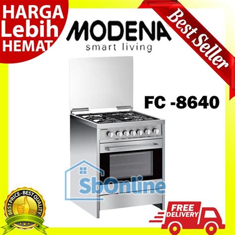 Jual Modena Freestanding Cooker Fano FC 8640 Shopee Indonesia