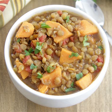 Lentil Sweet Potato Stew Eat Drink Love