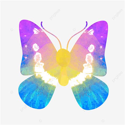 Mariposa Colorida Mariposa De Dibujos Animados De Color Mariposa ...