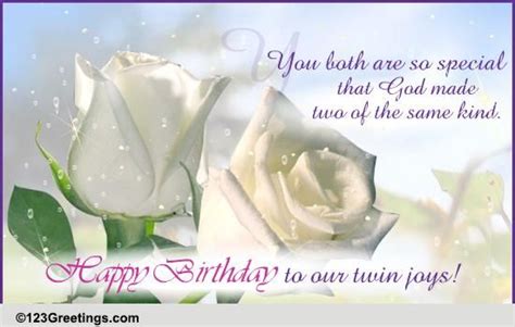 Happy Birthday Twins Quotes Quotesgram