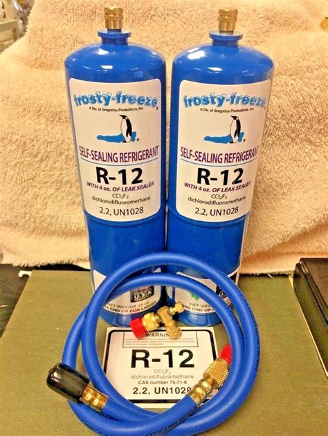 R12 Refrigerant R 12 2 28 Oz Cans With Leak Stop Proseal Xl4 1