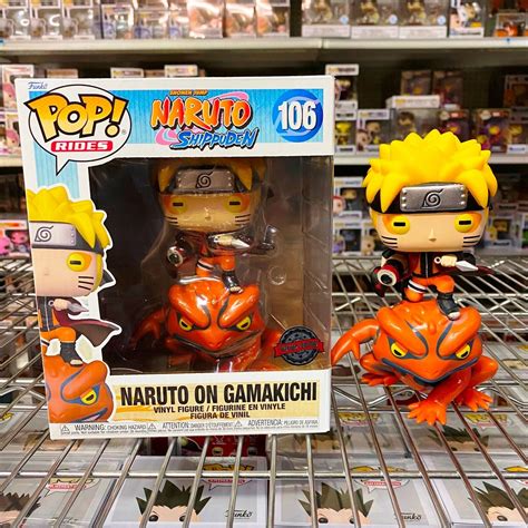 Funko Pop Naruto 6 Naruto On Gamakichi 106 Special Exclusive Vinyl