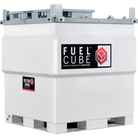Western Global 250 Gallon Fuelcube Diesel Fuel Tank With Fuel Gauge