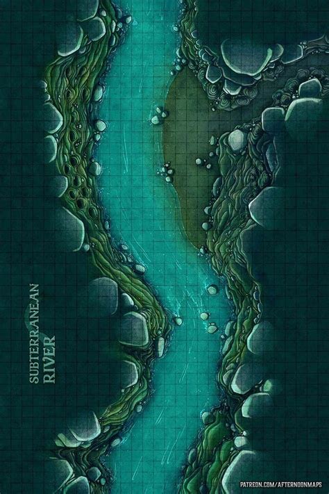 Subterranean River Battle Map Launch Afternoon Maps On Patreon In