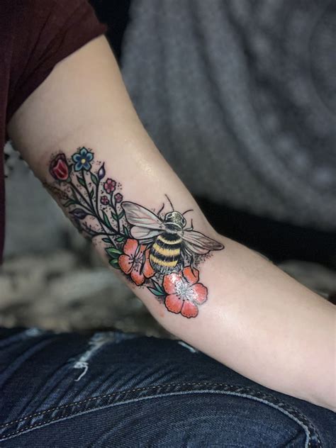 Save The Bees 🐝 Tattoos Flower Tattoo Save The Bees