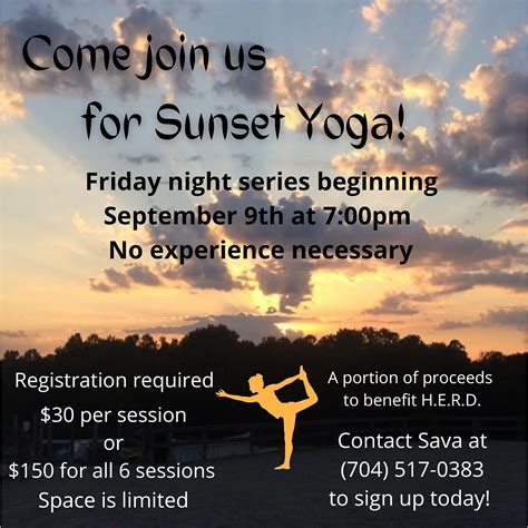 Autumn Sunset Yoga Series