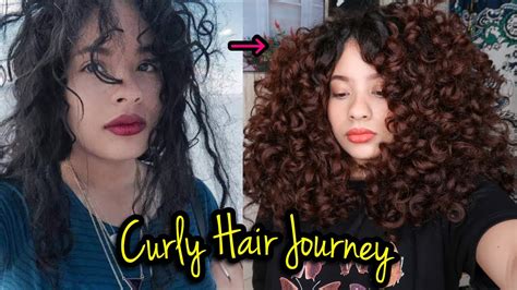 My Curly Hair Journey With Pictures I Didnt Know My Hair Was This Curly 2c3a3b Curls