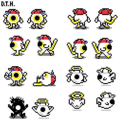 Dth Earthbound Sprite Sheet By Dth10 On Deviantart