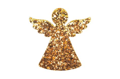 Premium Photo Golden Christmas Angel