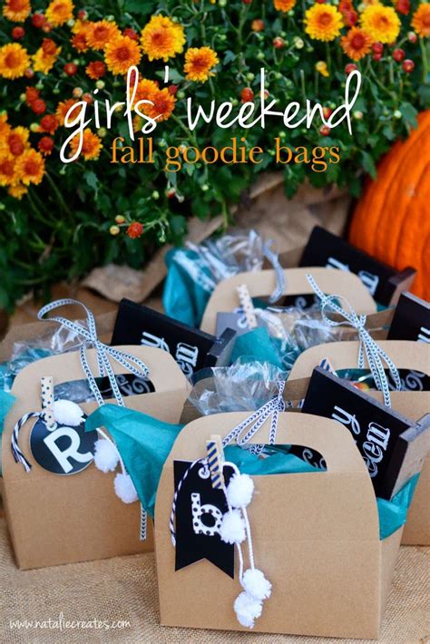 Girls Weekend Fall Goodie Bags Fall Candy Mix Recipe Natalie
