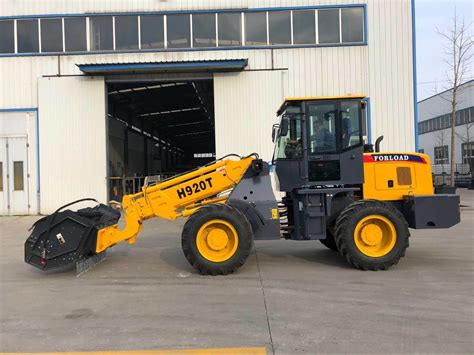 Forload Brand 2tons Mini Front End Telescopic Wheel Loader With Mulcher