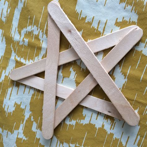 Popsicle Stick Star Ornaments My One And Only Home