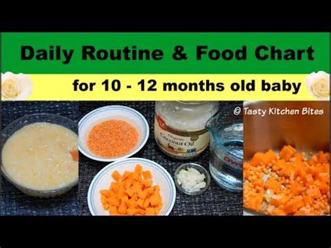 With these points in mind, we've put together a 10 months baby food chart, complete with indian recipes. Daily Routine & Food Chart for 10 - 12 months old baby l ...