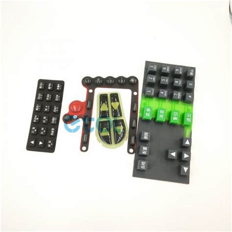 Custom Made Silicone Keypadpush Buttons For Industrial Equipment Etol