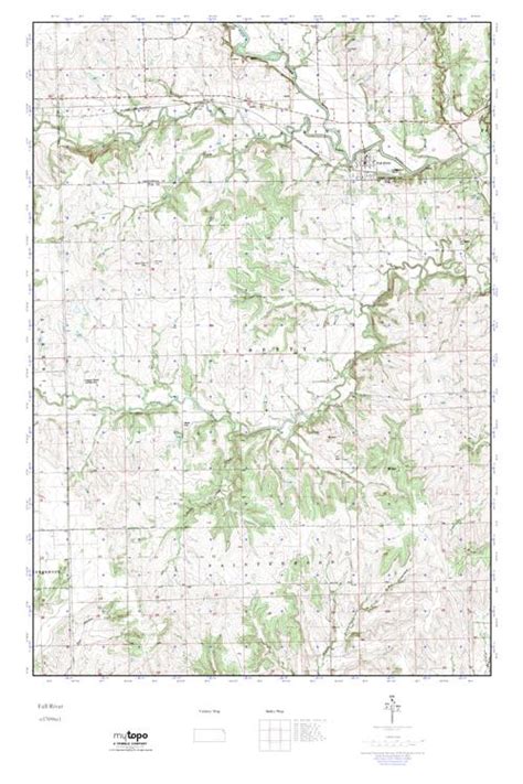 Mytopo Fall River Kansas Usgs Quad Topo Map