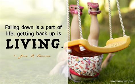 Motivational Quote Of The Day Falling Down Is A Part Of Life Getting