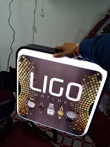 Acrylic Led Backlit Glow Sign Board For Advertising At Rs 250square