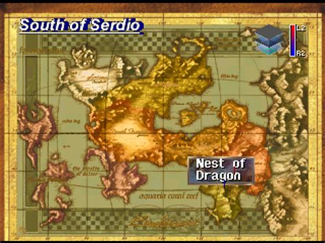 Legend Of Dragoon World Map Zip Code Map
