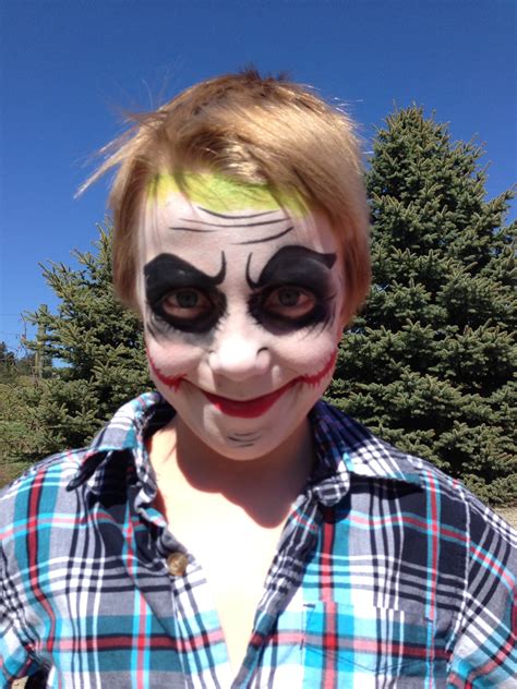 Joker Face Paint Face