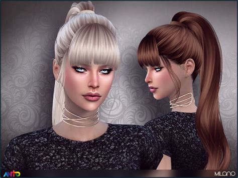 The Sims Resource Milano Hair By Anto Sims 4 Hairs Sims 4 Sims