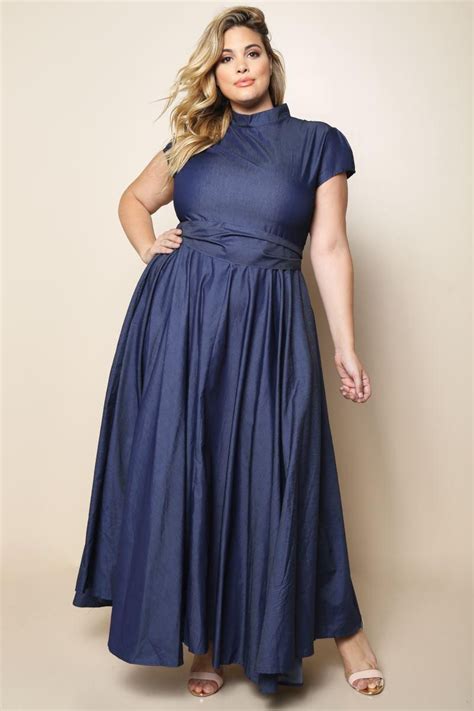 A Charming Plus Size Maxi Dress Featuring A Smooth Fabric With A Cool