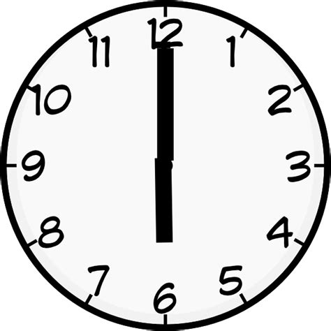 6 O Clock Clip Art At Vector Clip Art Online Royalty Free
