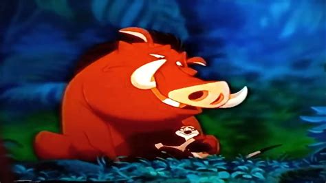 The Lion King Timon And Pumbaa Are Crying 1994 Vhs Capture Youtube