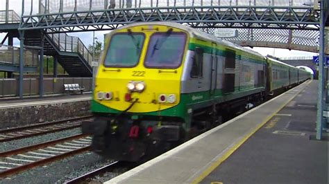 Ie 201 Class Loco 222 Mark 4 Intercity Train Kildare Station