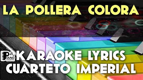 la pollera colora cuarteto imperial karaoke lyrics version psr s975 youtube