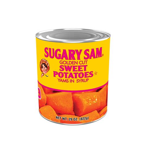 Sugary Sam Golden Cut Sweet Potatoes Yams In Syrup 29 Oz