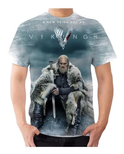 Camiseta Camisa Série Vikings Ragnar Lothbrok 2 Parcelamento sem juros