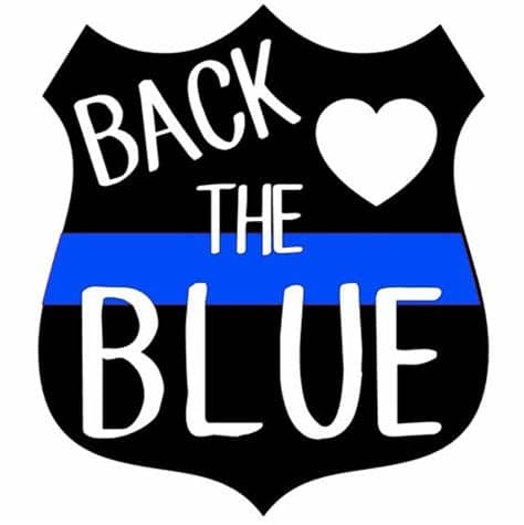 Download your free svg cut file and create your personal diy project with these beautiful quotes or designs. FREE SHIPPING Back the Blue Police Decal