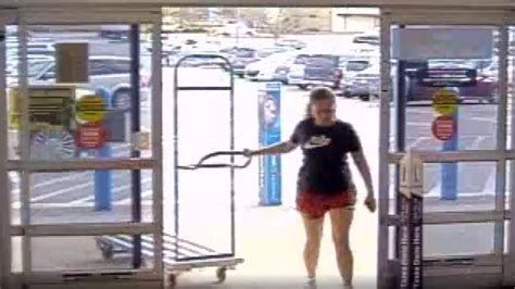 Video Of Shoplifter Wanted For Stealing Walmart Tv