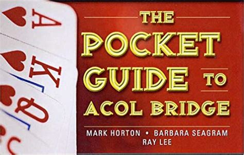 Stock screener for investors and traders, financial visualizations. The Pocket Guide to Acol Bridge by Mark Horton and Barbara ...