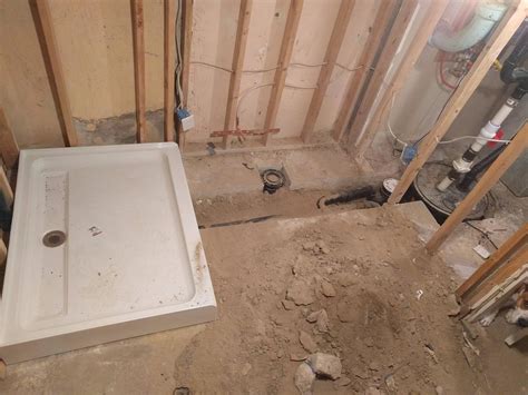 Roughing In Plumbing Under Basement Floor Flooring Ideas