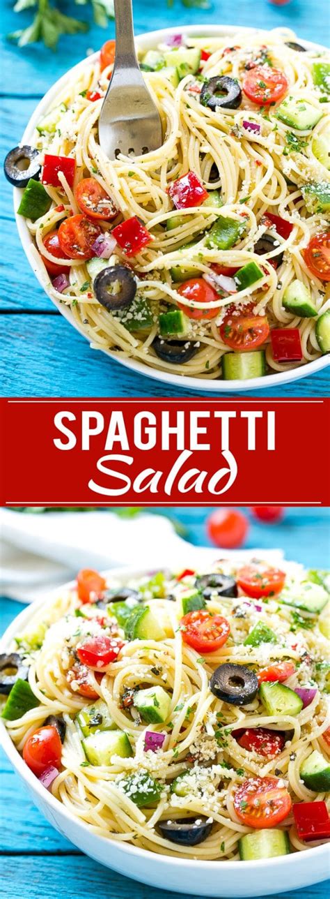 Set the dressing to the side. Spaghetti Salad - Dinner at the Zoo