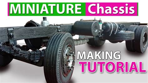 Miniature Se Lorry Chassis Making Fitting S With S Creations Youtube
