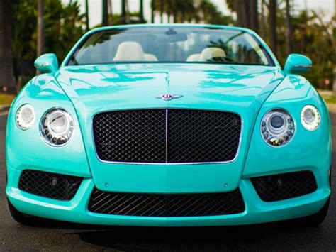 2013 Bentley Continental Gtc V8 “tiffany Blue” Beverly Hills Edition