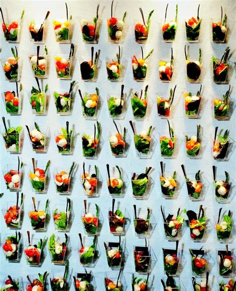 Appetizer Salad Wall Catering By Fresh Ideas Wedding Food Stations