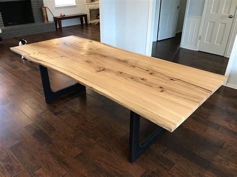 Baxterwooddesign Modern Live Edge Oak Dining Table Wood Design