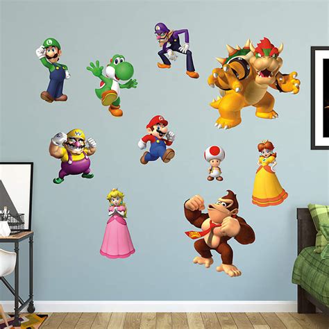 Super Mario Characters Collection Wall Decal Shop Fathead For Mario