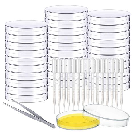 Buy Adfen 30pcs Petri Dish Set With Lidsplastic Petri Dishes With
