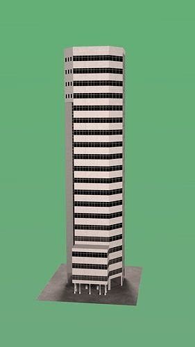 Skyscraper Office Building 3d Model Cgtrader